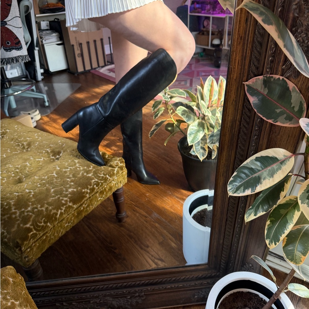 Steve Madden BIXBY Boot BLACK LEATHER